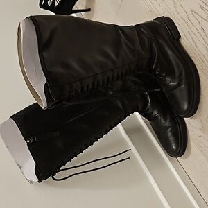 Zara combat boots knee high